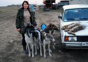 Псовая охота и испытания в Волгоградской области.